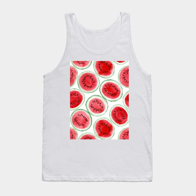 Watermelon slices pattern Tank Top by katerinamk